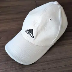 adidas メッシュキャップ L アイボリー ランニング・テニス・ゴルフ