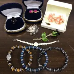 ジュエリーセット（リング、イヤリング、ブローチ、ブレスレット）