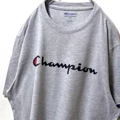 チャンピオン Champion ロゴ Tシャツ グレー L 古着オーセンティック