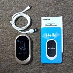【新品未開封】ポケトークW　グローバル通信 ポケトーク POCKETALK W グローバル通信(2年)付き W1PGR [レッド