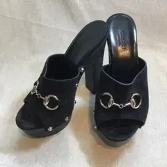GUCCI ホースビット スエード サンダル サイズ34 2/1のサムネイル