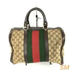 GUCCI グッチ GGキャンバス シェリーライン ハンドバッグ ヴィンテージ