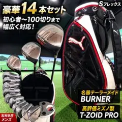 ゴルフクラブメンズセット テーラーメイド バーナー ミズノ 14本 フルセットのサムネイル