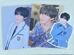 長尾謙杜 HARD WORK 特典 トレカ シール セット