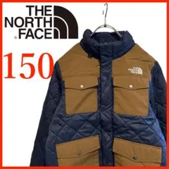 T4494*ノースフェイス*キルティングジャケット*キッズ150*ネイビー