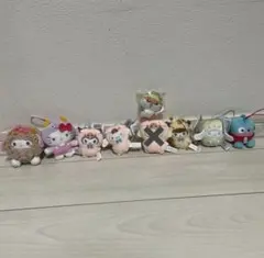 【まとめ売り】サンリオキャラクターぬいぐるみ8体セット