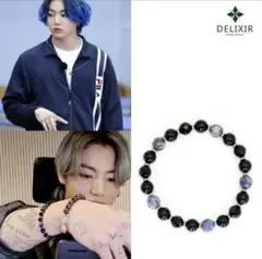 BTS ジョングク アクセサリー　ブレスレット 水晶 パワーストーン