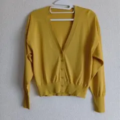 美品【ナチュラルビューティベーシック】Vネックニット カーディガン サイズF