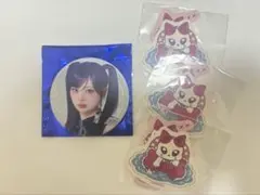 ME:I 村上璃杏 缶バッジ RI:NYAN カプセルトイ ステッカーのサムネイル