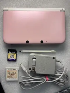 ニンテンドー3DS LL ピンクホワイト本体 3ds 牧場物語ソフト