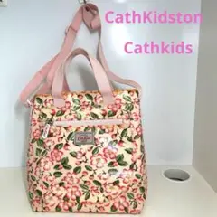 CathKidsキャスキッドソン　ショルダーバッグ　ハンドバッグ　ピンク　花柄