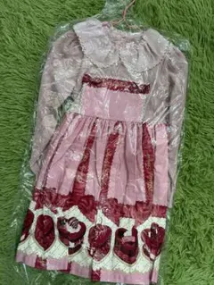 P*m様 Secret Honey ディズニー ワンピース 赤 リボン付 新品タ - メルカリ