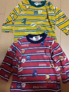 アンパンマン 長袖Tシャツ 2枚セット80cm