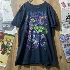 MARVEL グラフィックTシャツ ブラック 古着 ムービーT ヴェノム L