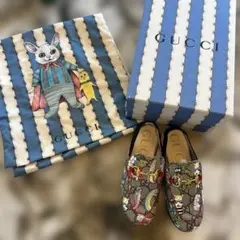 GUCCI 猫 キャット プリント スニーカー ミケーレ グッチガーデン