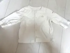 美品　MIKIHOUSE ホワイト カーディガン ベビー　60 70 刺繍