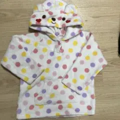 フリース　パーカー　くま耳フード付き