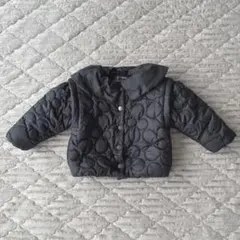 プティマイン　キルティングアウター　黒　90cm 女の子