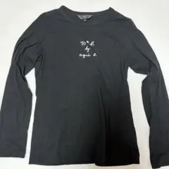 10/13まで限定価格　TO* by agnis b. ブラック長袖Tシャツ