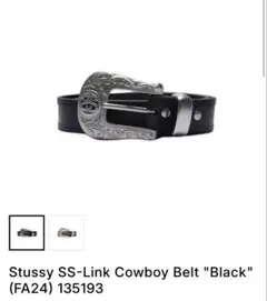 希少】Stussy SS-Link スタッズ付きベルト ブラック - メルカリ