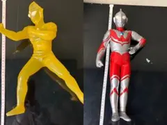 ゾフィー&グリッターティガ　ビッグ サイズ約40cmソフビフィギュア