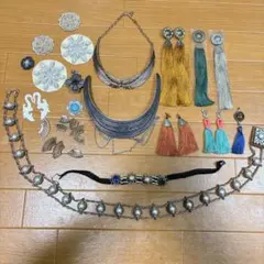 ③トライバルフュージョン ネックレス メダリオン アクセサリーパーツ まとめ売り
