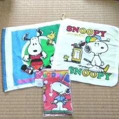 【新品未使用】スヌーピー ハンドタオルセット
