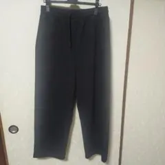 UNIQLO C ブラック スウェットワイドパンツ Lサイズ（標準丈）