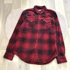♡Levi's ♡フランネルシャツ レッド/ブラック♡アメカジスタイル♡定番♡