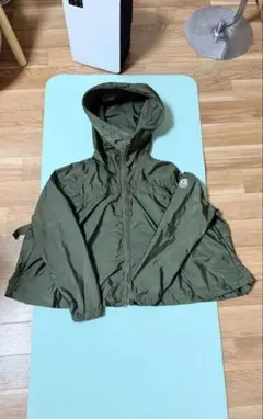 モンクレール 袖ワッペン付き ナイロンジャケットカーキ 1/M