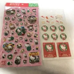 ハローキティ 熊本限定 ぷっくりシール クリスマスシール セット