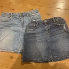 ZARA デニムスカートset
