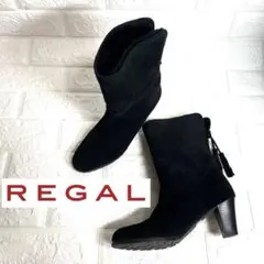 【美品】REGAL ムートンブーツ タッセル　ショートブーツのサムネイル