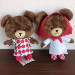 くまのがっこう アップルガールBIGぬいぐるみ 全2種セットのサムネイル