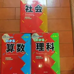 ☆らんくるみ様専用☆小学総合的研究 わかる理科,算数,社会　3冊セット