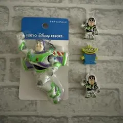 東京ディズニーリゾート バズ・ライトイヤ- ライティングバッチ　クリップ3個