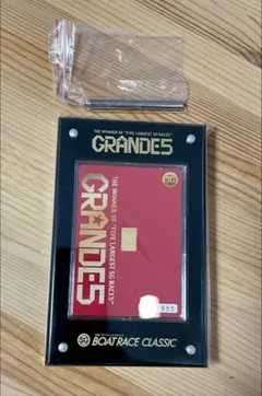 ボートレースクラシック SG GRANDE5 555 純金1g入インゴットカード