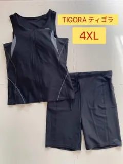 TIGORAティゴラ レディース 水泳 フィットネス水着 スポーツ水着 ブラック