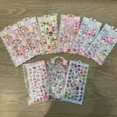 【9枚セット】おしりシール ぷっくりシール9枚セット
