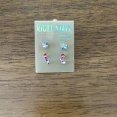 カラフルスタッドピアス