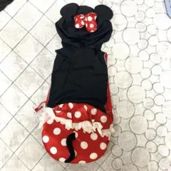 フード付き　おしりバッグ　ミニーちゃん