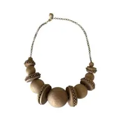 【パンクルナイサー 様専用】 Helena Rohner／ウッドネックレス