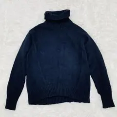 フレームワーク　タートルネック セーター　ブラック　ウール　カシミヤ　ゆったりのサムネイル