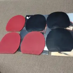 卓球ラバー６枚セット