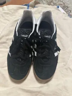 adidas アディダス スニーカー GAZELLE ガゼル 黒 24.0cm