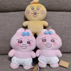 おぱんちゅうさぎ、ましゅもっち　ぬいぐるみ　3体セット