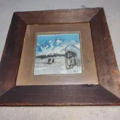 奥田郁太郎　風景 鉛筆画・水彩画 A3サイズ長野県県立美術館お買い上げ画家 奥田郁太郎 風景 鉛筆画・水彩画 A3サイズ長野県県立美術館お