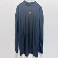 ファイテン 無地 ロングＴシャツ モックネック長袖 XL 黒 ナイロン スポーツのサムネイル