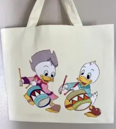 Disney】ヒューイ・デューイ・ルーイ 刺繍　バッグ　ディズニー　ミニバッグ
