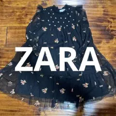 ZARA KIDS 花柄刺繍 ワンピース サイズ122